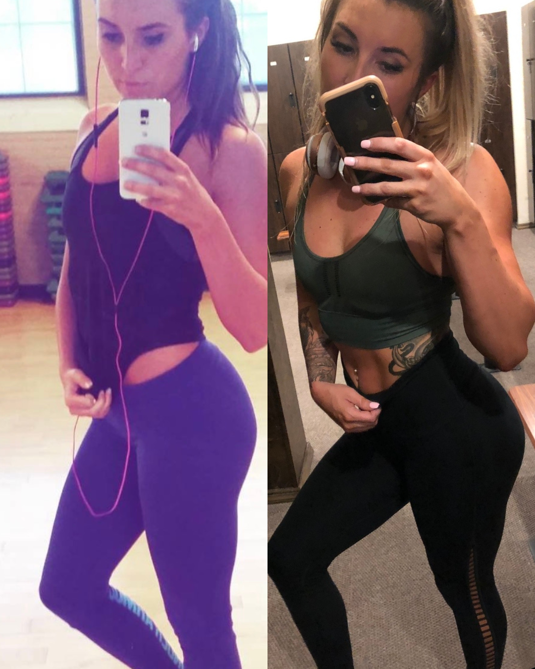 Client transformation before and after